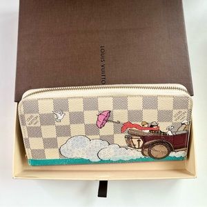 Louis Vuitton Limited Edition Azur Zippy Wallet (comes with box)